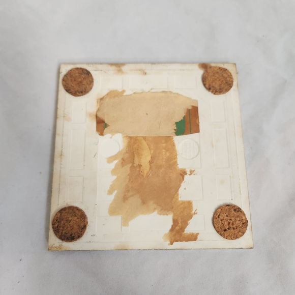 Vintage Harvest Peace Produce Seed Contentment Tile Trivet - Picture 10 of 10